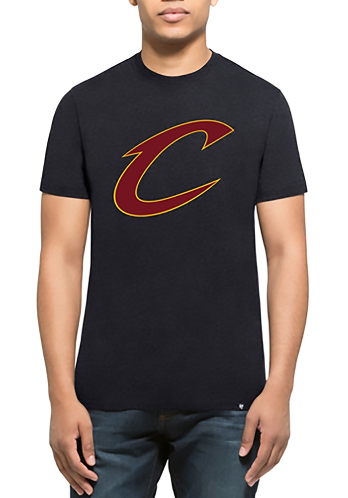 47 Cleveland Cavaliers Navy Blue Club Logo Short Sleeve T Shirt