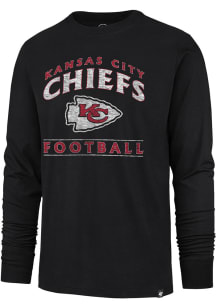 47 Kansas City Chiefs Black Dissipate Franklin Long Sleeve Fashion T Shirt