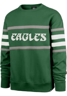 47 Philadelphia Eagles Mens Kelly Green Retro Coaches Long Sleeve Fashion Sweatshirt