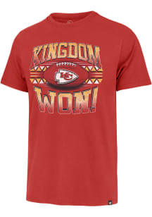 47 Kansas City Chiefs Red Kingdom Won Short Sleeve Fashion T Shirt
