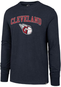 47 Cleveland Guardians Navy Blue Arch Game Club Long Sleeve T Shirt