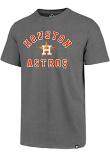 47 Houston Astros Grey Varsity Arch Club Short Sleeve T Shirt