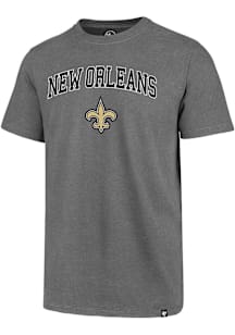 47 New Orleans Saints Grey Arch Game Club Short Sleeve T Shirt