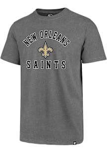 47 New Orleans Saints Grey Varsity Arch Club Short Sleeve T Shirt