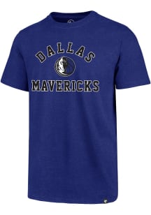 47 Dallas Mavericks Blue Varsity Arch Club Short Sleeve T Shirt