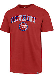 47 Detroit Pistons Red Arch Game Club Short Sleeve T Shirt