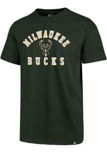 47 Milwaukee Bucks Green Varsity Arch Club Short Sleeve T Shirt