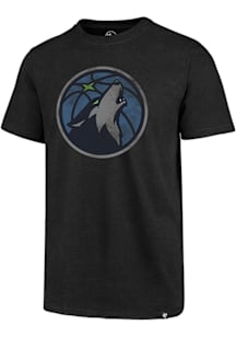 47 Minnesota Timberwolves Black Imprint Club Short Sleeve T Shirt
