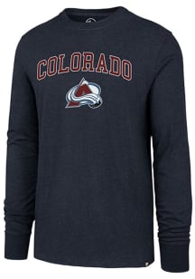 47 Colorado Avalanche Navy Blue Arch Game Club Long Sleeve T Shirt
