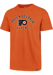 47 Philadelphia Flyers Orange Varsity Arch Club Short Sleeve T Shirt