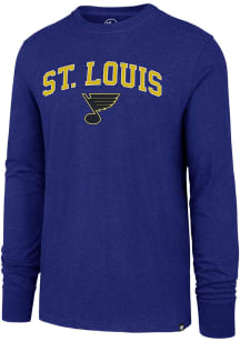 47 St Louis Blues Blue Arch Game Club Long Sleeve T Shirt