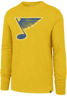 47 St Louis Blues Gold Imprint Club Long Sleeve T Shirt