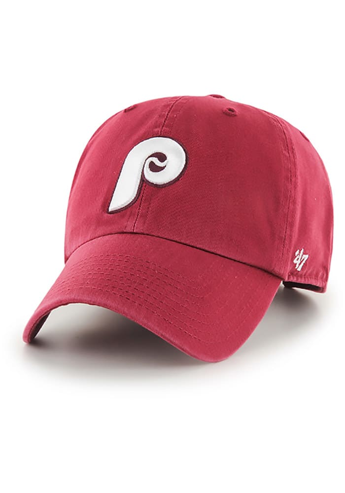47 Philadelphia Phillies Retro Clean Up Adjustable Hat - Maroon