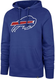 47 Buffalo Bills Mens Blue Imprint Headline Primary Logo Long Sleeve Hoodie