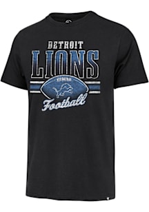 47 Detroit Lions Black Last Call Franklin Short Sleeve Fashion T Shirt