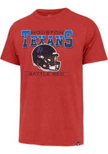 47 Houston Texans Red Time Lock Franklin Short Sleeve Fashion T Shirt