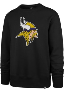 47 Minnesota Vikings Mens Black Headline Long Sleeve Crew Sweatshirt