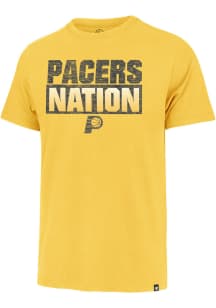 47 Indiana Pacers Gold  Regional Franklin Short Sleeve Fashion T Shirt