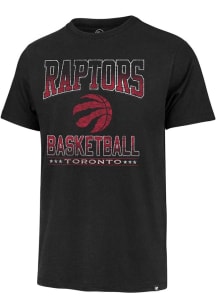 47 Toronto Raptors Black Inner Fade Franklin Short Sleeve Fashion T Shirt