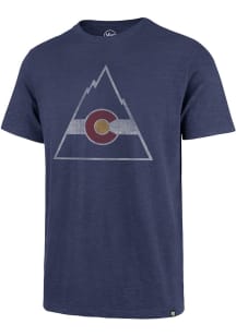 47 Colorado Rockies Blue Scrum Short Sleeve Fashion T Shirt