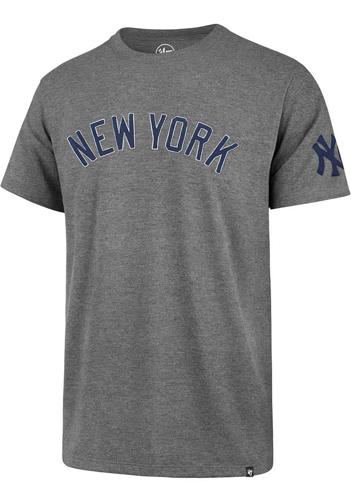 47 New York Yankees GREY Franklin Short Sleeve Fashion T