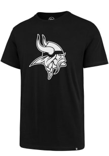 47 Minnesota Vikings Black Imprint Super Rival Short Sleeve T Shirt