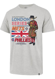 47 Philadelphia Phillies Grey Dueling London Short Sleeve Fashion T Shirt
