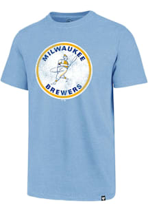 47 Milwaukee Brewers Light Blue Imprint Club Short Sleeve T Shirt