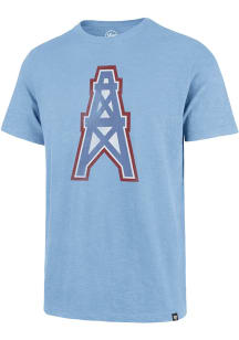 47 Houston Oilers Light Blue Grit Scrum Short Sleeve Fashion T Shirt