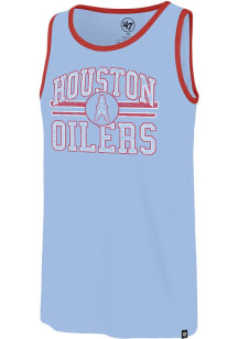 47 Houston Oilers Mens Blue Winger Franklin Short Sleeve Tank Top