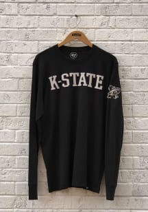 47 K-State Wildcats Black Fieldhouse Long Sleeve Fashion T Shirt