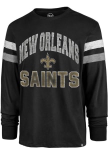 47 New Orleans Saints Black Irving Long Sleeve Fashion T Shirt