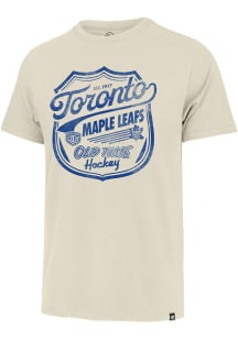 47 Toronto Maple Leafs White Poke Check Franklin Short Sleeve Fashion T Shirt