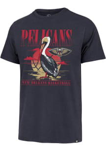 47 New Orleans Pelicans Navy Blue Regional Short Sleeve Fashion T Shirt