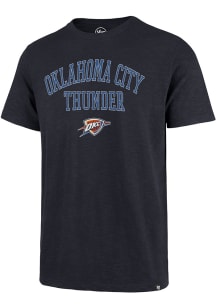 47 Oklahoma City Thunder Navy Blue Classic Track Scrum Short Sleeve Fashion T Shirt