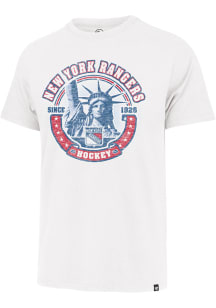 47 New York Rangers White Regional Short Sleeve Fashion T Shirt