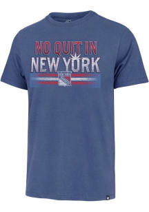 47 New York Rangers Blue Regional Franklin Short Sleeve Fashion T Shirt
