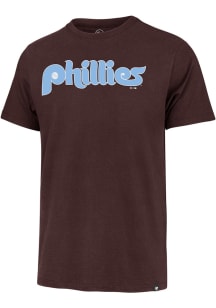 47 Philadelphia Phillies Maroon Franklin Jersey Short Sleeve Fashion T Shirt