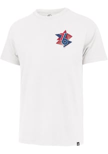47 Philadelphia 76ers White City Edition Backer Franklin Short Sleeve Fashion T Shirt