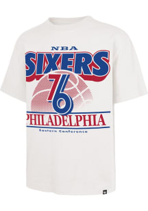 47 Philadelphia 76ers White City Edition Shifty Foundation Short Sleeve Fashion T Shirt