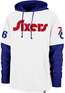 47 Philadelphia 76ers Mens White City Edition Shortstop Fashion Hood