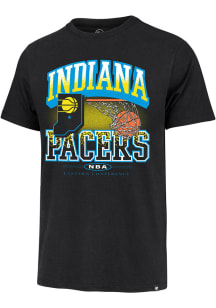 47 Indiana Pacers Black City Edition No Look Franklin Short Sleeve Fashion T Shirt