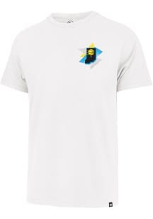 47 Indiana Pacers White City Edition Backer Franklin Short Sleeve Fashion T Shirt