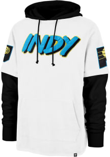 47 Indiana Pacers Mens White City Edition Shortstop Fashion Hood