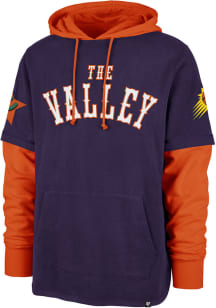 47 Phoenix Suns Mens Purple City Edition Shortstop Fashion Hood