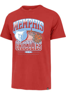 47 Memphis Grizzlies Red City Edition No Look Franklin Short Sleeve Fashion T Shirt