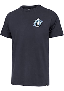 47 Minnesota Timberwolves Navy Blue City Edition Backer Franklin Short Sleeve Fashion T Shirt