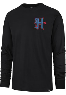 47 Houston Texans Black Premier Backer Franklin Long Sleeve Fashion T Shirt