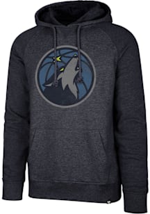 47 Minnesota Timberwolves Mens Navy Blue Raglan Match Fashion Hood