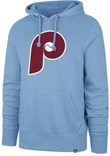 47 Philadelphia Phillies Mens Blue Imprint Headline Long Sleeve Hoodie